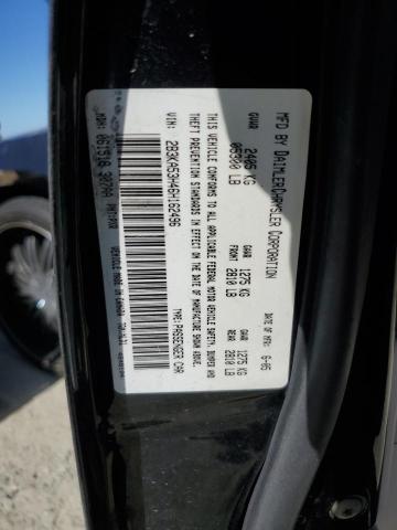 2B3KA53H46H162496 - 2006 DODGE CHARGER R/T BLACK photo 12