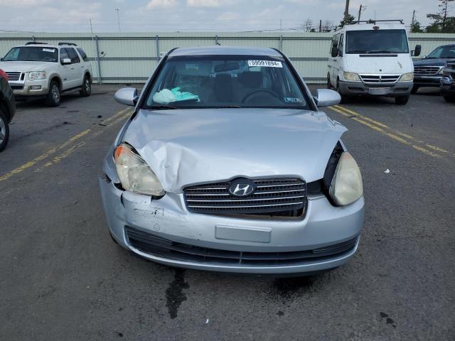 KMHCN46C67U164648 - 2007 HYUNDAI ACCENT GLS SILVER photo 5