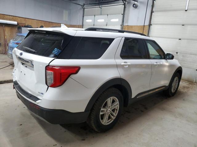 1FMSK8DHXLGB10790 - 2020 FORD EXPLORER XLT 白色 照片 3