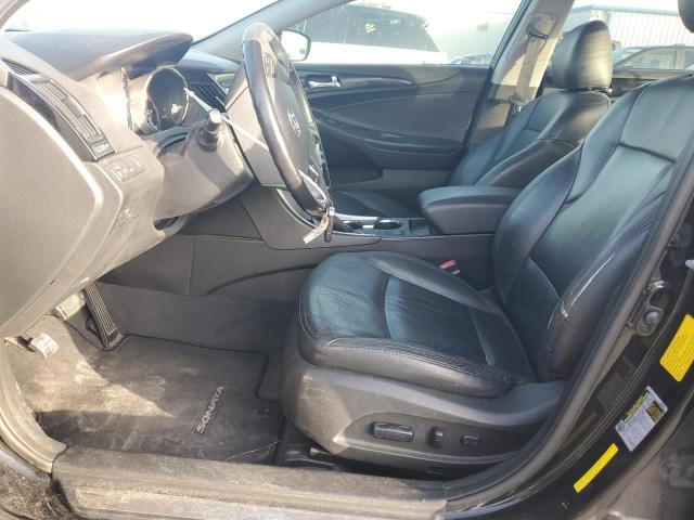 5NPEC4AC0DH576385 - 2013 HYUNDAI SONATA SE BLACK photo 7