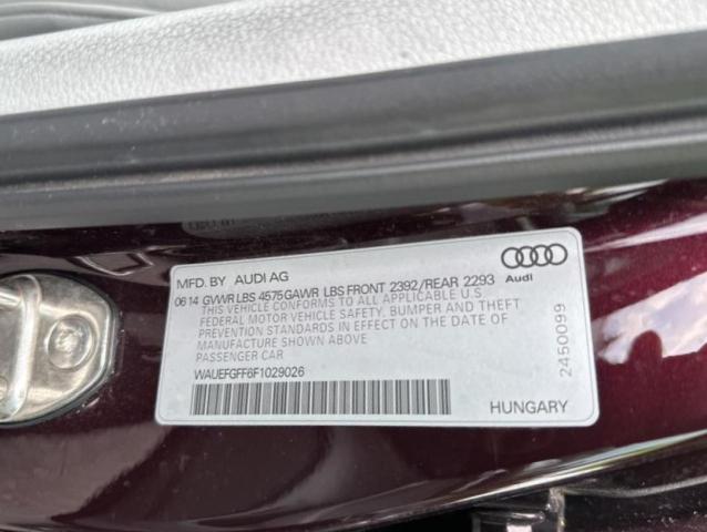 WAUEFGFF6F1029026 - 2015 AUDI A3 PREMIUM PLUS BURGUNDY photo 12