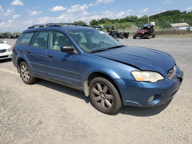 4S4BP61C177324006 - 2007 SUBARU LEGACY OUTBACK 2.5I BLUE photo 4