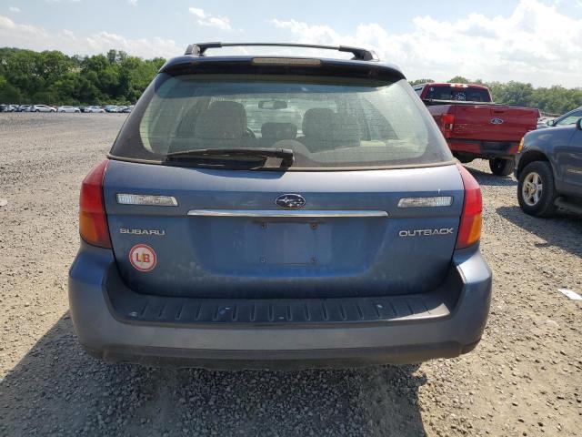 4S4BP61C177324006 - 2007 SUBARU LEGACY OUTBACK 2.5I BLUE photo 6