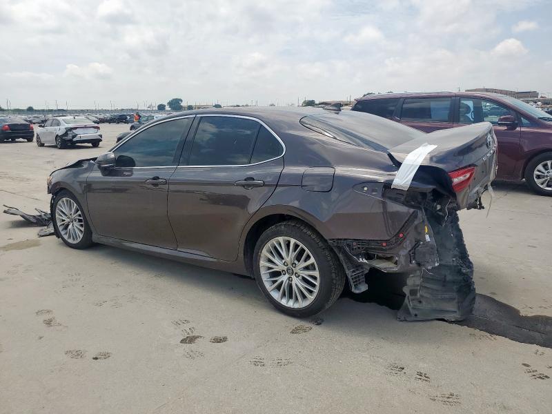 4T1F11AK8LU935210 - 2020 TOYOTA CAMRY XLE ნაცრისფერი ფოტო 2