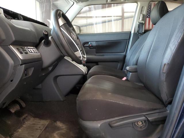 JTLKE50E481059646 - 2008 TOYOTA SCION XB BLACK photo 7