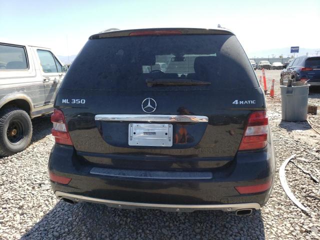 4JGBB8GB2BA637859 - 2011 MERCEDES-BENZ ML 350 4MATIC BLACK photo 6
