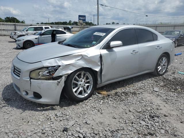 1N4AA5AP1EC450889 - 2014 NISSAN MAXIMA S SILVER photo 1