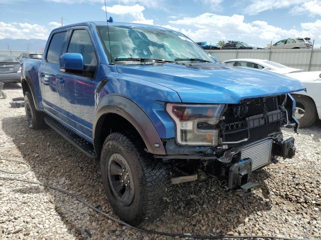 1FTFW1RG6KFA16220 - 2019 FORD F150 RAPTOR BLUE photo 4