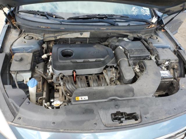 5NPE34AF5GH325411 - 2016 HYUNDAI SONATA SPORT BLUE photo 11