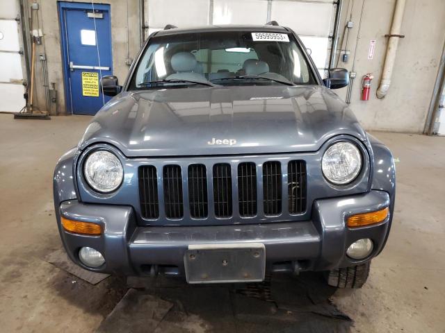 1J8GL58K52W221921 - 2002 JEEP LIBERTY LIMITED BLUE photo 5