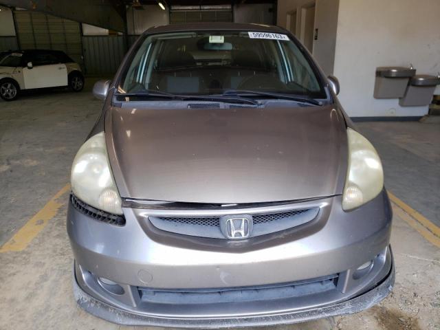 JHMGD376X7S068012 - 2007 HONDA FIT S 银色 照片 5