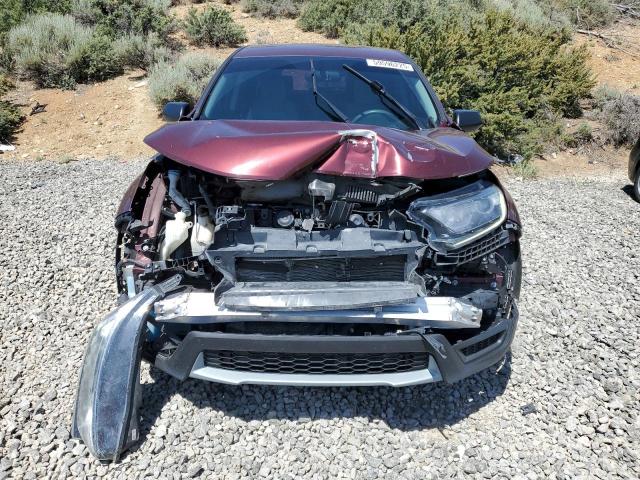 2HKRW6H33JH224486 - 2018 HONDA CR-V LX MAROON photo 5