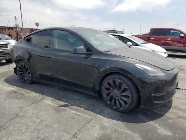 7SAYGDEF1NF484582 - 2022 TESLA MODEL Y 黑色 照片 4