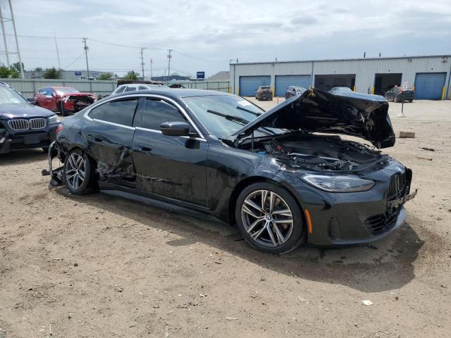 WBA73AV05RFS27955 - 2024 BMW 430XI GRAN COUPE BLACK photo 4