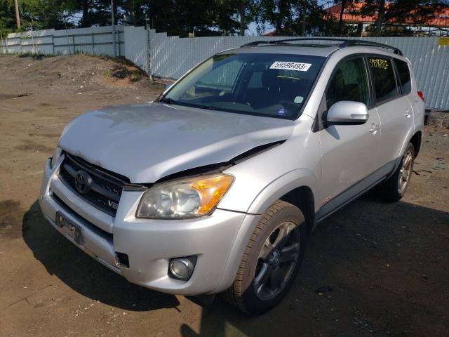 JTMRK4DV3A5093373 - 2010 TOYOTA RAV4 SPORT SILVER photo 1