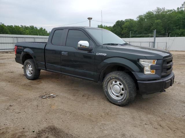 1FTFX1EF0FFB01246 - 2015 FORD F150 SUPER CAB GREEN photo 4