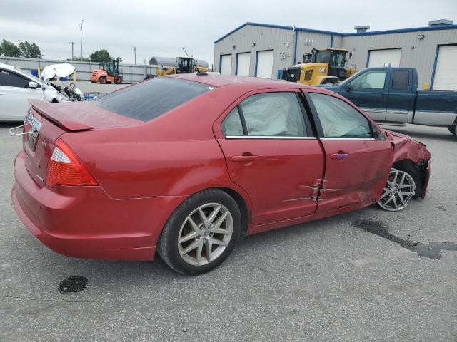 3FAHP0JG4BR112108 - 2011 FORD FUSION SEL RED photo 3