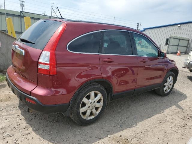 5J6RE48778L039464 - 2008 HONDA CR-V EXL BURGUNDY photo 3