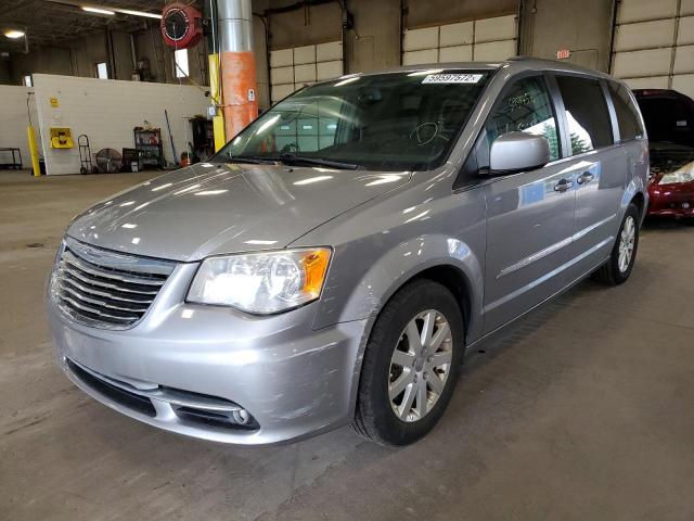 2C4RC1BG9DR819597 - 2013 CHRYSLER TOWN & COU TOURING ვერცხლისფერი ფოტო 2