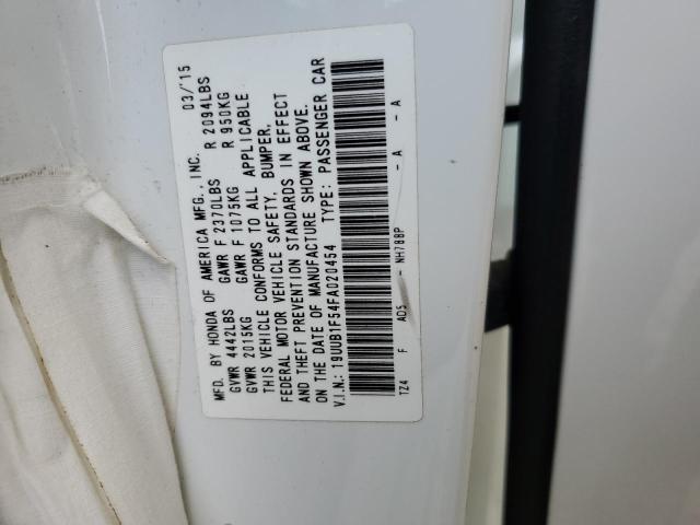 19UUB1F54FA020454 - 2015 ACURA TLX TECH WHITE photo 13