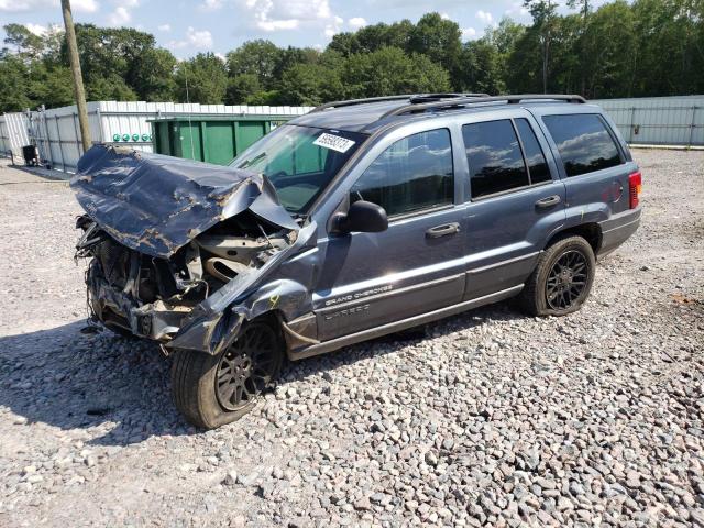 1J4GX48S64C177982 - 2004 JEEP GRAN CHER LAREDO BLUE photo 1