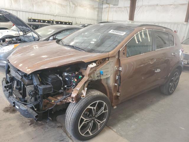 KNDPRCA68M7852120 - 2021 KIA SPORTAGE SX BROWN photo 1