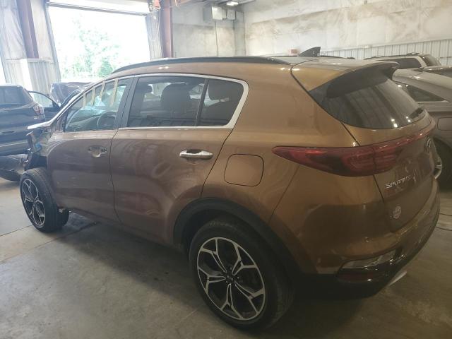 KNDPRCA68M7852120 - 2021 KIA SPORTAGE SX BROWN photo 2