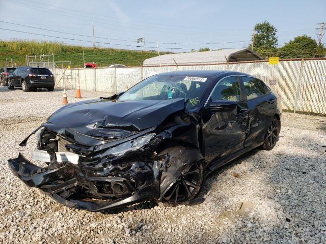 2HGFC2F84MH552422 - 2021 HONDA CIVIC SPORT 黑色 照片 2