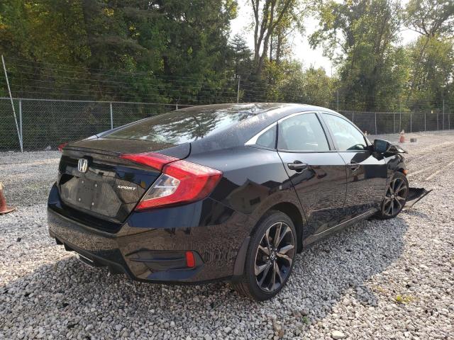 2HGFC2F84MH552422 - 2021 HONDA CIVIC SPORT BLACK photo 4