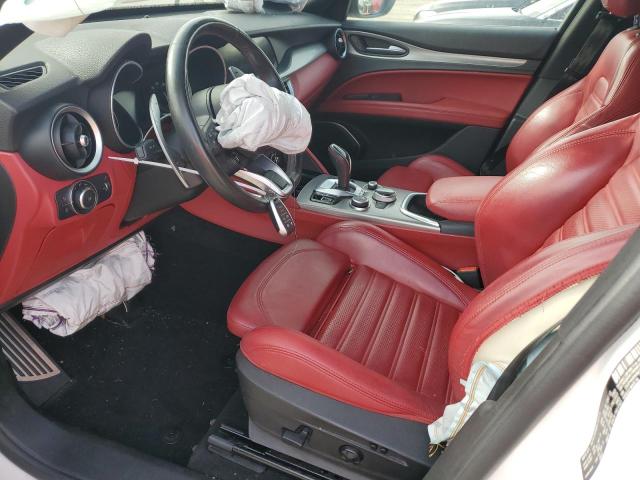 ZASPAKBN3M7D02290 - 2021 ALFA ROMEO STELVIO TI WHITE photo 7