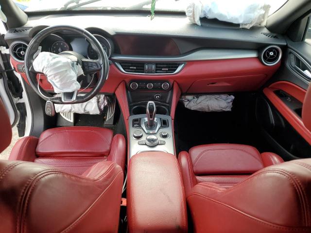 ZASPAKBN3M7D02290 - 2021 ALFA ROMEO STELVIO TI WHITE photo 8