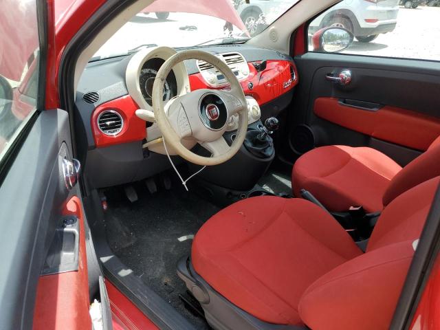 3C3CFFDR1CT370067 - 2012 FIAT 500 POP RED photo 8