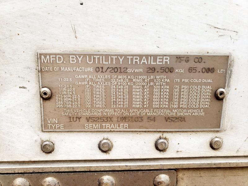 1UYVS253XDM510354 - 2013 UTILITY VS2RA Ақ фото 10