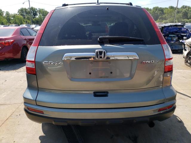 5J6RE4H70AL062316 - 2010 HONDA CR-V EXL BLUE photo 6