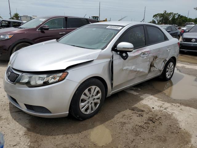 KNAFU4A21D5722797 - 2013 KIA FORTE EX SILVER photo 1