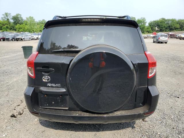 JTMZD33V666010655 - 2006 TOYOTA RAV4 BLACK photo 6