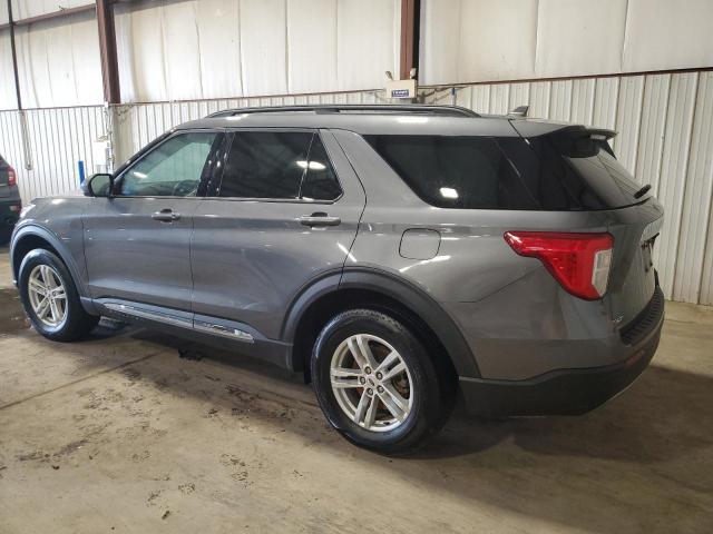 1FMSK8DH0MGC50414 - 2021 FORD EXPLORER XLT GRAY photo 2