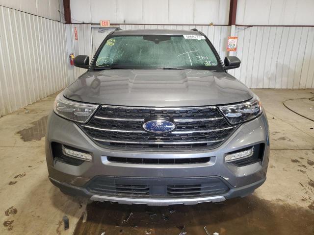 1FMSK8DH0MGC50414 - 2021 FORD EXPLORER XLT GRAY photo 5