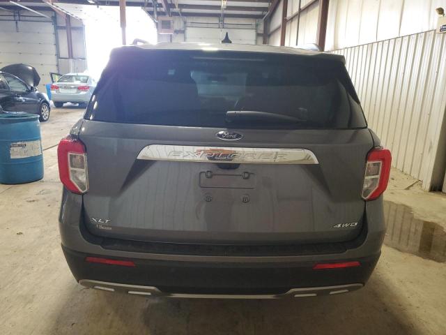 1FMSK8DH0MGC50414 - 2021 FORD EXPLORER XLT GRAY photo 6