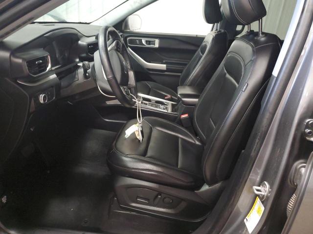 1FMSK8DH0MGC50414 - 2021 FORD EXPLORER XLT GRAY photo 7