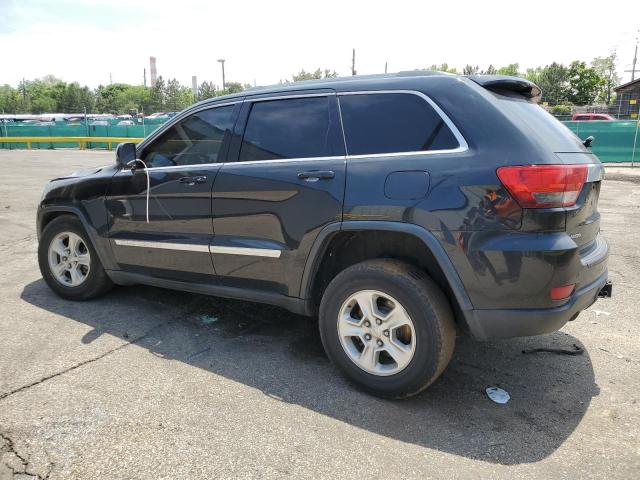 1C4RJEAT6CC301188 - 2012 JEEP GRAND CHER LAREDO BLACK photo 2