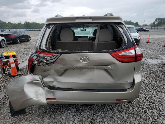 5TDKZ3DC1HS795802 - 2017 TOYOTA SIENNA LE Altın fotoğraf 6