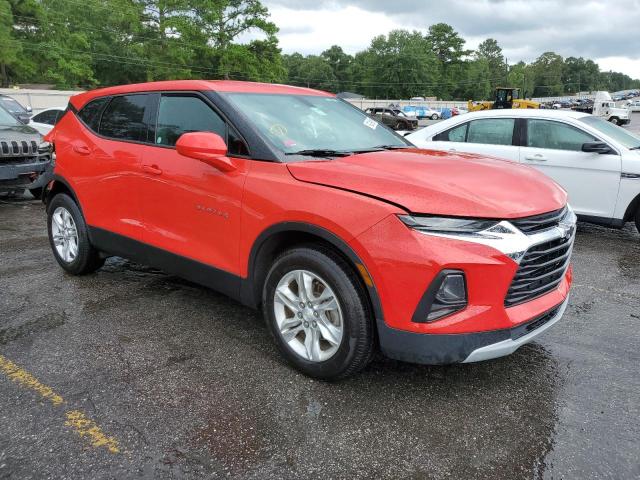 3GNKBCRS9LS601727 - 2020 CHEVROLET BLAZER 2LT RED photo 4