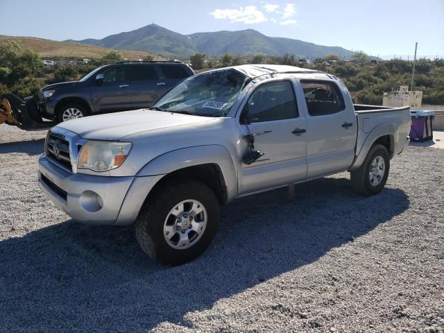 3TMJU4GN8AM095133 - 2010 TOYOTA TACOMA DOUBLE CAB PRERUNNER SILVER photo 1