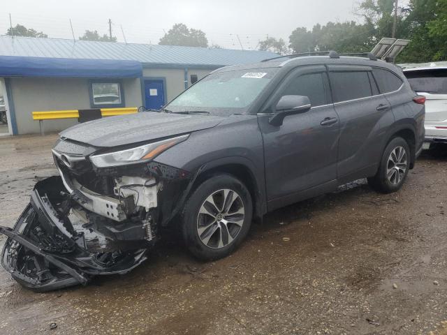5TDHZRBH6LS518647 - 2020 TOYOTA HIGHLANDER XLE GRAY photo 1