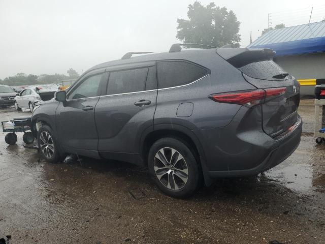 5TDHZRBH6LS518647 - 2020 TOYOTA HIGHLANDER XLE GRAY photo 2