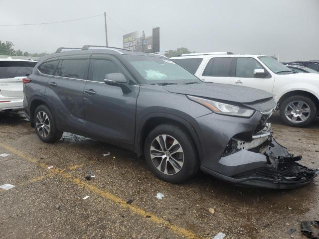 5TDHZRBH6LS518647 - 2020 TOYOTA HIGHLANDER XLE GRAY photo 4