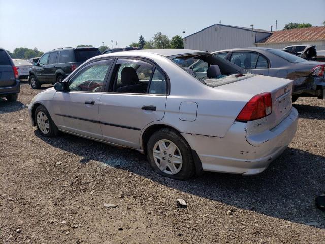 1HGES16335L017616 - 2005 HONDA CIVIC DX VP GRAY photo 2