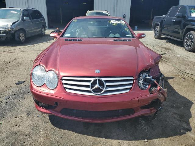 WDBSK74F34F070202 - 2004 MERCEDES-BENZ SL 55 AMG RED photo 5