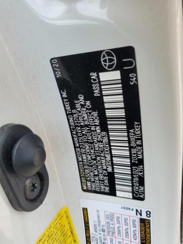 NMTKHMBXXLR118639 - 2020 TOYOTA C-HR XLE WHITE photo 13